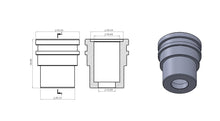 Cargar imagen en el visor de la galería, Adaptador inyectores Tsuru III para laboratorio de inyectores