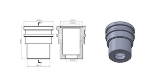 Adaptador inyectores Tsuru III para laboratorio de inyectores