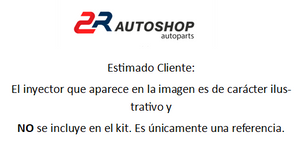 Kit para 4 inyectores capuchon semi plano Honda Civic L4 Ca(C025)