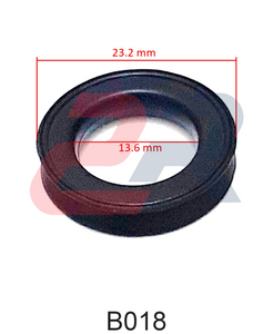 Sello Carrete inferior inyector Toyota   23.2*5*13.6 mm  (20 y 100 piezas)