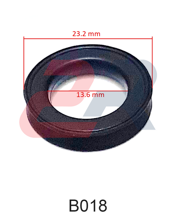 Sello Carrete inferior inyector Toyota   23.2*5*13.6 mm  (20 y 100 piezas)