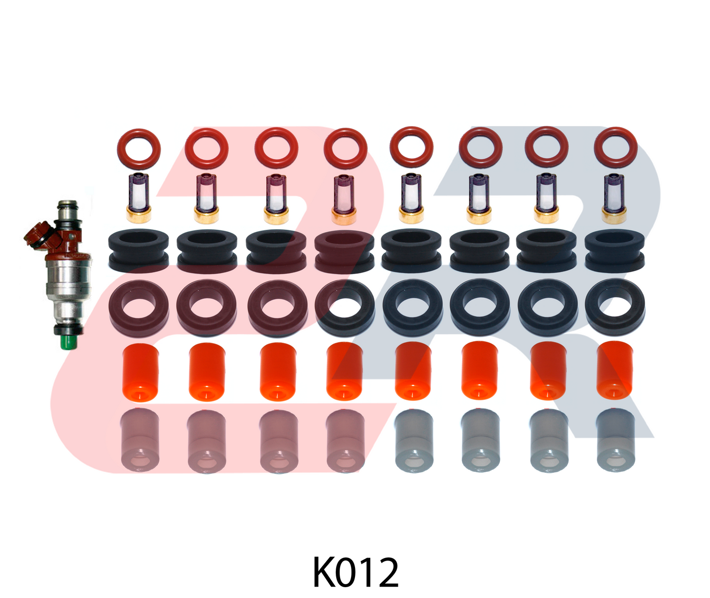 Kit para 8 inyectores Toyota capuchon C006