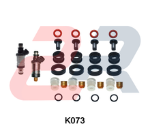 Cargar imagen en el visor de la galería, Kit para 4 inyectores Accord, Civic, CR-V Opcion  Capuchon (C009 y C014)  4 Cil