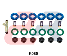 Cargar imagen en el visor de la galería, Kit para seis inyectores  Ford, Mazda, Mercury, 01-04